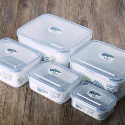 美時(shí)五件套保鮮盒（長方