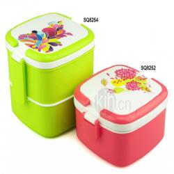 方型手提飯盒、雙層飯